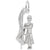 Rembrandt Charms Color Guard Charm Pendant Available in Gold or Sterling Silver