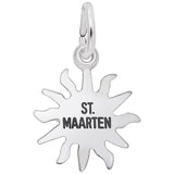 Image Title Rembrandt Charms St. Maarten Sun Small Charm Pendant Available in Gold or Sterling Silver