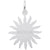 Rembrandt Charms Antigua Sun Large Charm Pendant Available in Gold or Sterling Silver