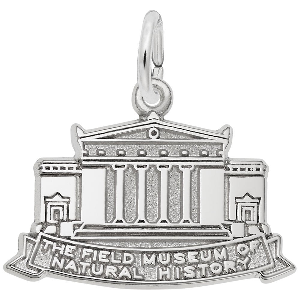 Image Title Rembrandt Charms Field Museum Charm Pendant Available in Gold or Sterling Silver