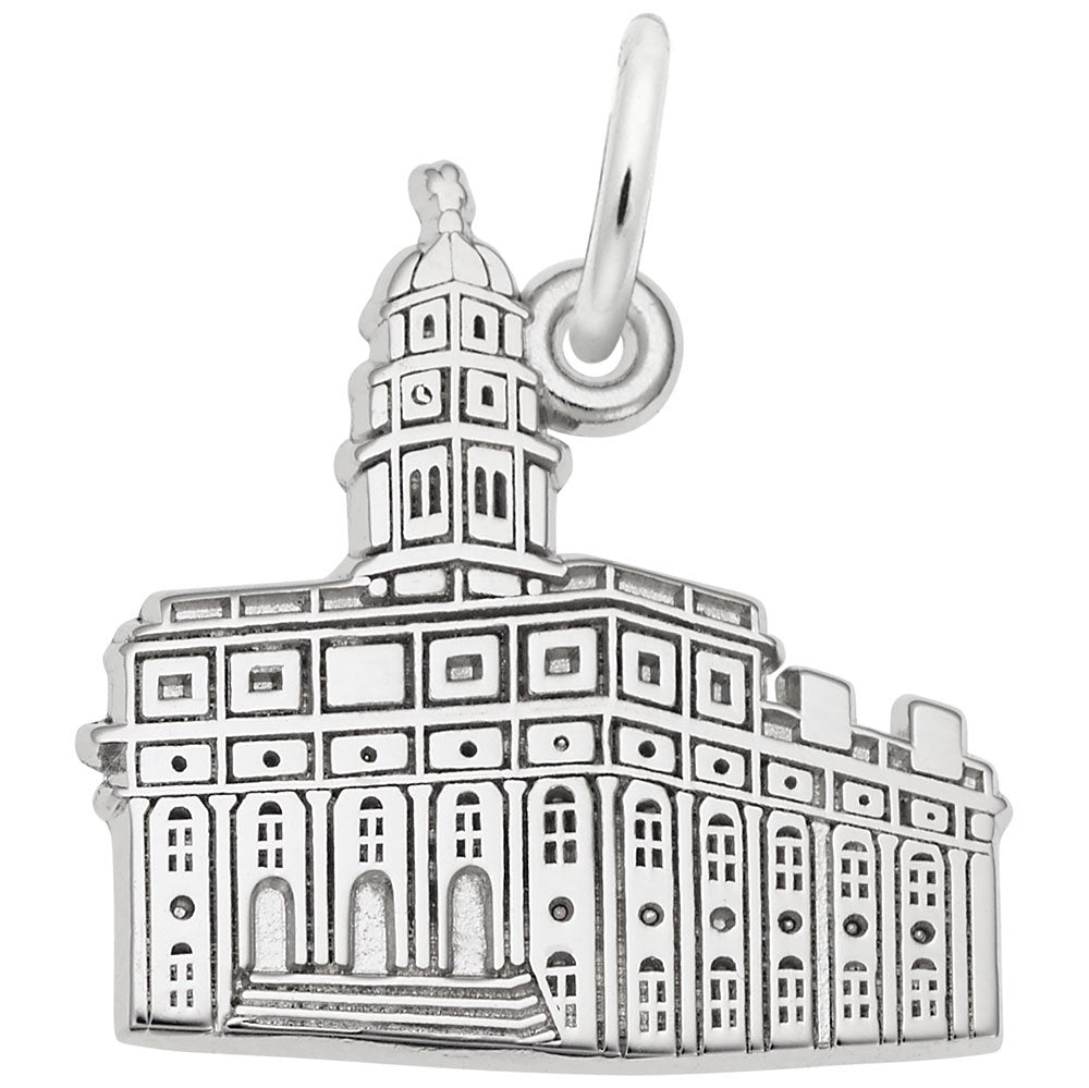 Image Title Rembrandt Charms S. Carolina Temple Charm Pendant Available in Gold or Sterling Silver