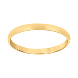 Image Title 14kt Gold Unisex Dome Polished Regular-fit 2mm-Size 7 Wedding Engagement Anniversary Band Ring