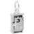 Rembrandt Charms Outhouse Charm Pendant Available in Gold or Sterling Silver