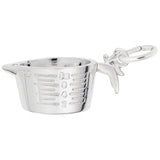 Image Title Rembrandt Charms 925 Sterling Silver Measuring Cup Charm Pendant