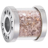 Image Title Rembrandt Charms Myrtle Beach Sand Capsule Bead Charm Pendant Available in Gold or Sterling Silver