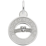 Image Title Rembrandt Charms Niagara Falls Charm Pendant Available in Gold or Sterling Silver