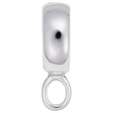 Image Title Rembrandt Charms 14K White Gold Charm Holder For Bead Bracelets Charm Pendant