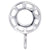 Rembrandt Charms Charm Holder For Bead Bracelets Charm Pendant Available in Gold or Sterling Silver