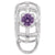 Rembrandt Charms Charm Holder For Bead Bracelets - June Charm Pendant Available in Gold or Sterling Silver