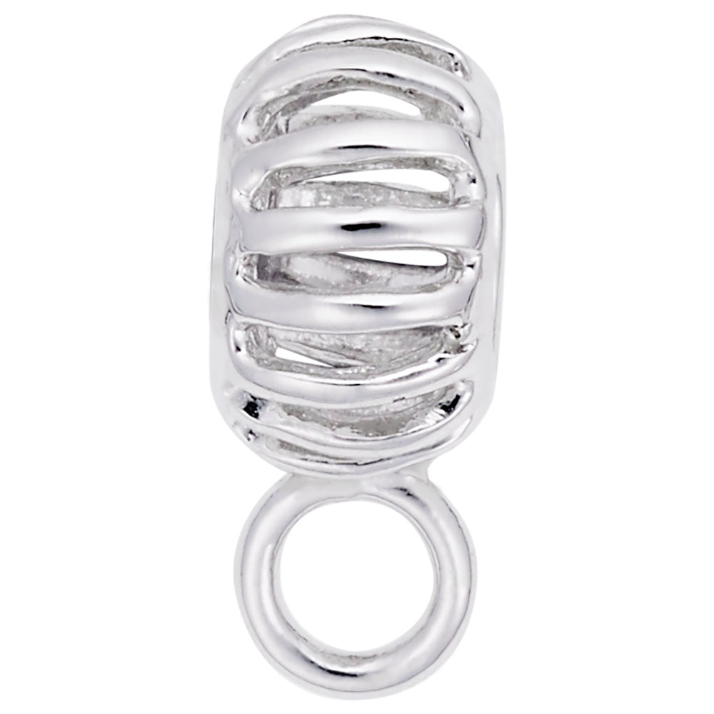 Image Title Rembrandt Charms 925 Sterling Silver Charm Holder For Bead Bracelets Charm Pendant