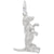 Rembrandt Charms Dachshund Charm Pendant Available in Gold or Sterling Silver