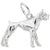 Rembrandt Charms Boxer Charm Pendant Available in Gold or Sterling Silver