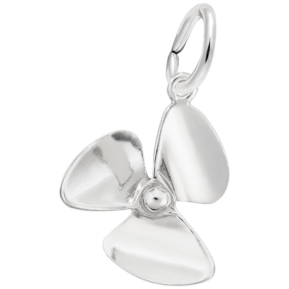 Image Title Rembrandt Charms 925 Sterling Silver Propeller Charm Pendant