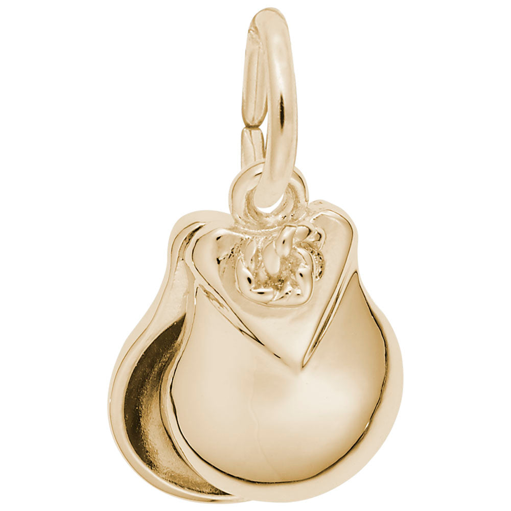 Image Title Rembrandt Charms Gold Plated Sterling Silver Castanet Charm Pendant