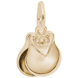 Image Title Rembrandt Charms Gold Plated Sterling Silver Castanet Charm Pendant
