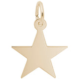 Image Title Rembrandt Charms 10K Yellow Gold Star - 35 Series Charm Pendant
