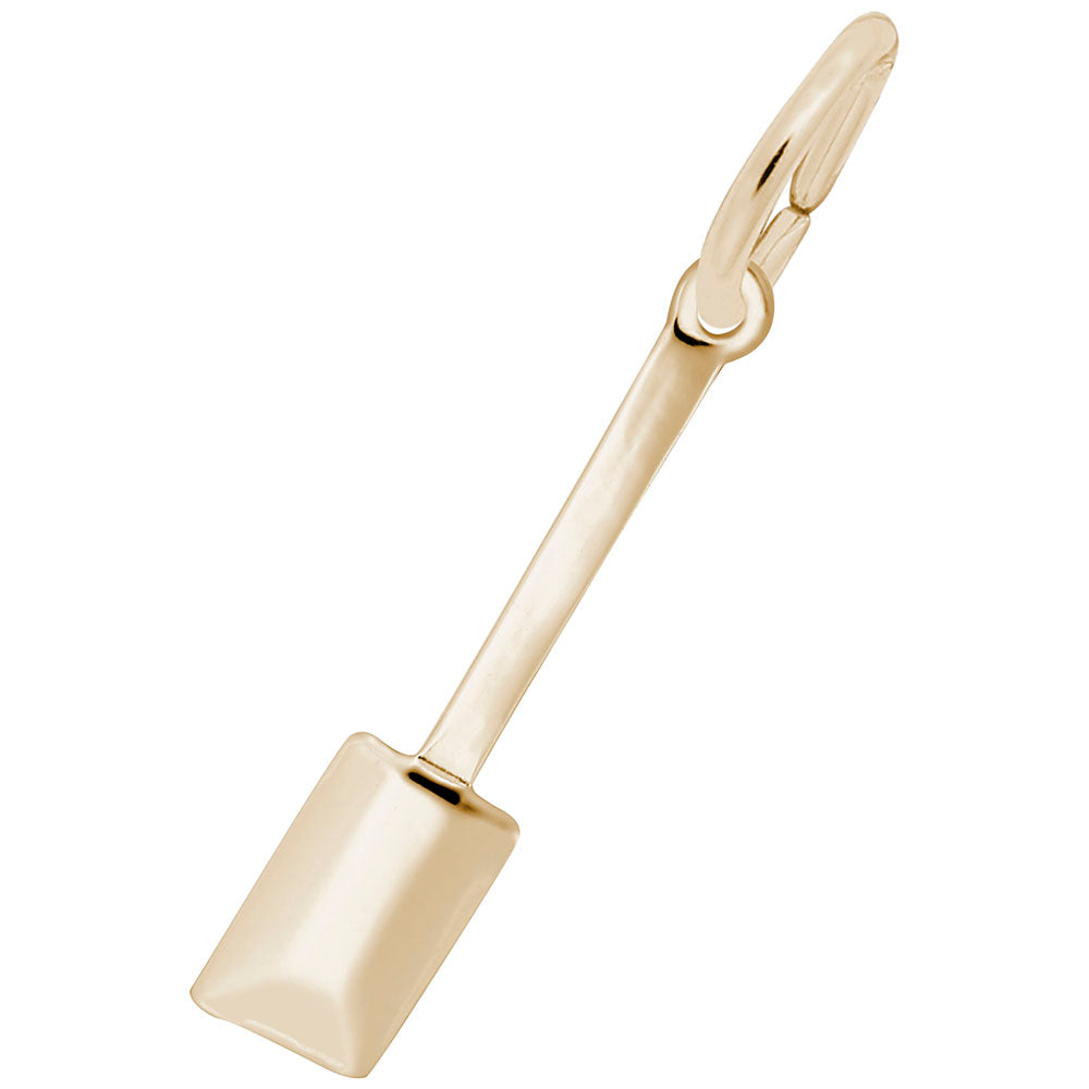 Image Title Rembrandt Charms Gold Plated Sterling Silver Spatula Charm Pendant