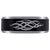 Tungsten Black Center Laser Etched Tribal Flame Design Mens Comfort-fit 8mm Sizes 7 - 14.5 Wedding Anniversary Band
