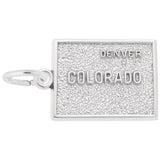 Image Title Rembrandt Charms Denver Charm Pendant Available in Gold or Sterling Silver