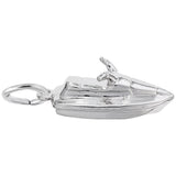 Image Title Rembrandt Charms Jet Ski Charm Pendant Available in Gold or Sterling Silver
