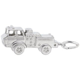 Image Title Rembrandt Charms Fire Truck Charm Pendant Available in Gold or Sterling Silver