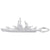 Rembrandt Charms Naval Ship Charm Pendant Available in Gold or Sterling Silver