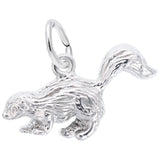 Rembrandt Charms Skunk Charm Pendant Available in Gold or Sterling Silver
