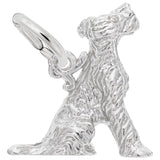 Rembrandt Charms Terrier Charm Pendant Available in Gold or Sterling Silver