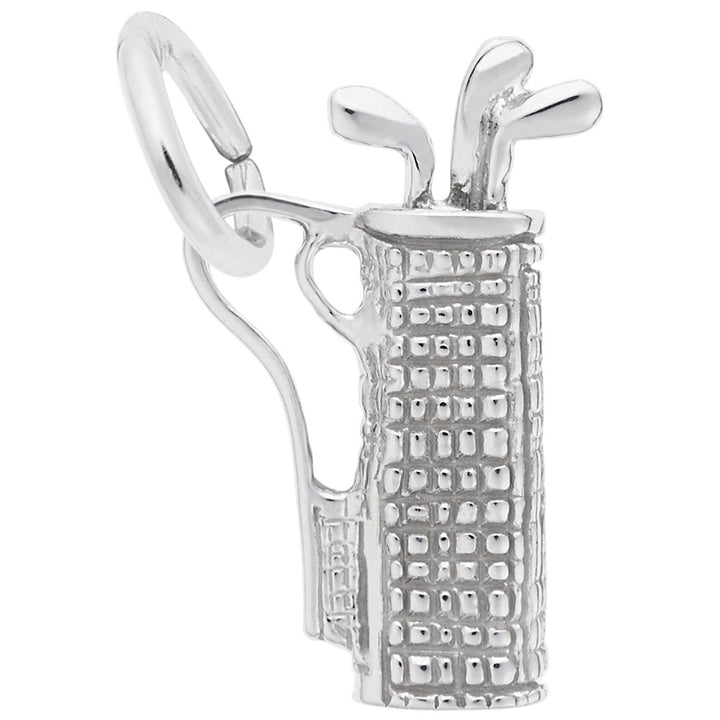 Rembrandt Charms 925 Sterling Silver Golf Bag Charm Pendant