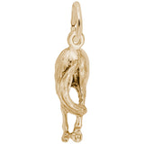 Rembrandt Charms Gold Plated Sterling Silver Horse Charm Pendant