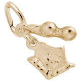 Rembrandt Charms Gold Plated Sterling Silver Bikini Charm Pendant