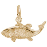Rembrandt Charms 10K Yellow Gold Fish Charm Pendant