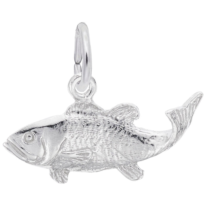 Rembrandt Charms Fish Charm Pendant Available in Gold or Sterling Silver