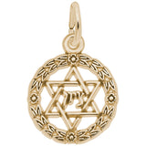 Rembrandt Charms 14K Yellow Gold Star Of David Charm Pendant