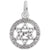 Rembrandt Charms Star Of David Charm Pendant Available in Gold or Sterling Silver