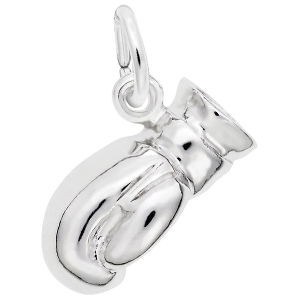 Rembrandt Charms Boxing Glove Charm Pendant Available in Gold or Sterling Silver