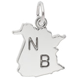 Rembrandt Charms New Brunswick Charm Pendant Available in Gold or Sterling Silver