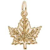 Rembrandt Charms 14K Yellow Gold Canada Maple Leaf Charm Pendant