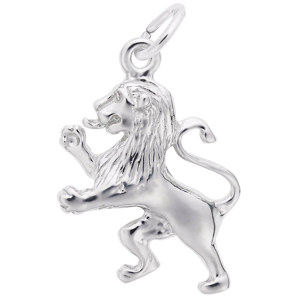 Rembrandt Charms Lion Charm Pendant Available in Gold or Sterling Silver