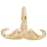 Rembrandt Charms 14K Yellow Gold Moustache Charm Pendant