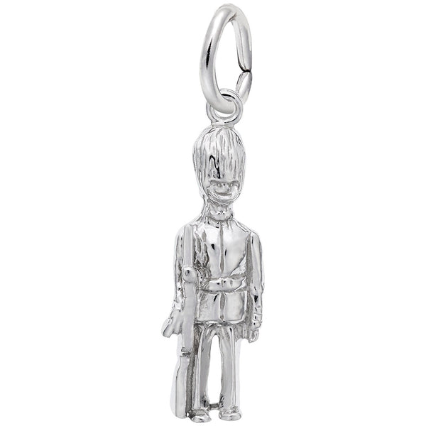 Rembrandt Charms Guard Charm Pendant Available in Gold or Sterling Silver