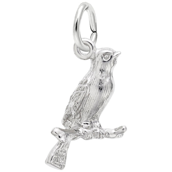 Rembrandt Charms Canary Charm Pendant Available in Gold or Sterling Silver