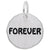 Rembrandt Charms Forever Charm Tag Charm Pendant Available in Gold or Sterling Silver