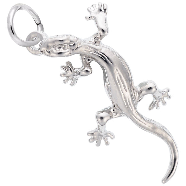 Rembrandt Charms Lizard Charm Pendant Available in Gold or Sterling Silver