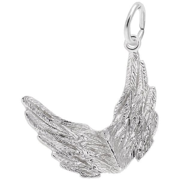 Rembrandt Charms Spread Your Wings Charm Pendant Available in Gold or Sterling Silver