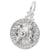 Rembrandt Charms Roulette Wheel Charm Pendant Available in Gold or Sterling Silver