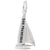 Rembrandt Charms San Francisco Catamaran Charm Pendant Available in Gold or Sterling Silver