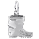 Rembrandt Charms Rubber Boot Charm Pendant Available in Gold or Sterling Silver