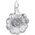 Rembrandt Charms Cherry Blossom 3D Charm Pendant Available in Gold or Sterling Silver