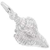 Rembrandt Charms 925 Sterling Silver Shell Charm Pendant